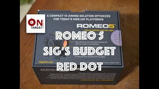 Sigs Romeo 5 Red Dot [upl. by Tacy]