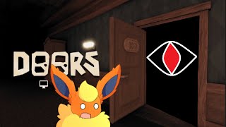 This Roblox Game is Actually Scary  Flareon Plays Roblox Doors [upl. by Beard]