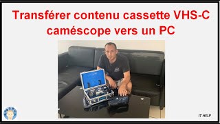 Enregistrer cassette VHSC caméscope vers un pc facilement [upl. by Nytsua]