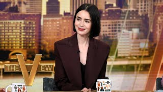 Lily Collins Talks Emily in Paris Season 4 And Its OffScreen Romances  The View [upl. by Ashatan]