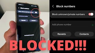 How to block unknown or private number Shorts [upl. by Briney]