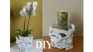 DIYDekoration aus Holzästen  super easy branch vase [upl. by Skiba]