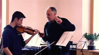 Miguel Negri Violin Masterclass Brahms Scherzo  FAE Violin Sonata [upl. by Orest]