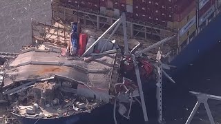 Dali cargo ship to be moved at high tide Monday morning  NBC4 Washington [upl. by Behrens423]