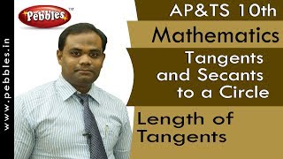 Length of Tangents  Tangents and Secants to a Circle  Mathematics  APampTS [upl. by Avraham747]