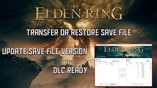 Elden Ring  How to Restore Backup or Import Downloaded Game Save Files [upl. by Sine]