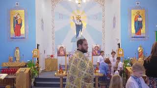 Divine Liturgy  24th Sunday after Pentecost First Solemn Communion Celebration [upl. by Yecnahc169]