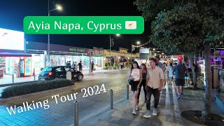 Ayia Napa Cyprus 4K 2024 Walking Tour [upl. by Enytnoel302]