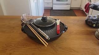 OVENTE Electric Hot Pot and Grill Combo Review The Perfect Hot Pot Grill Easy To Clean Too [upl. by Ahsennod]