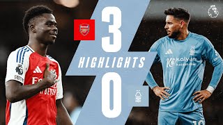 Arsenal 30 Forest  Premier League Highlights [upl. by Notnirt]