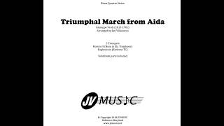 Triumphal March from Aida for Brass Quartet [upl. by Farlay]