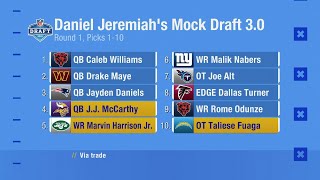 Reactions to Daniel Jeremiahs Mock Draft 30 [upl. by Arul834]