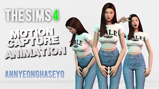 The Sims 4  quotAnnyeonghaseyoquot Animation Pack Download [upl. by Kinnie]