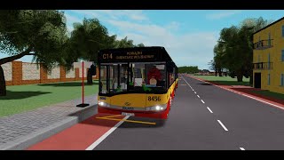 Roblox Warszawa Bielany  Solaris Urbino 18 III 8456 na linii C14➡️PowązkiCmentarz Wojskowy [upl. by Eynobe641]