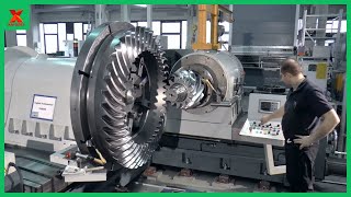 The Worlds Largest Bevel Gear CNC Machine Modern Gear Production Line Steel Wheel Manufacturing [upl. by Apgar]