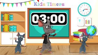 🎉 3 Minute Dance TIMER Party with Your Happy Teacher 🕺⏳ Fun Classroom Timer for Kids 🎶 [upl. by Ahouh315]