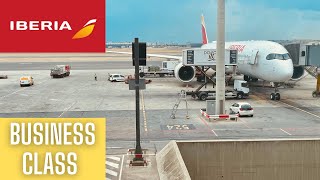 Flight Review Iberia A350 Business Class  Madrid to London Heathrow [upl. by Hsakaa]