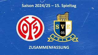 SVETV FSV Mainz 05 II vs Eintracht Trier  Highlights 15 Spieltag Saison 2425 [upl. by Ellenuahs]