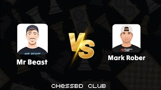 Mr Bear vs Mark Rober  Chessbd club chess [upl. by Guinevere]