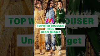 ❤️Coords set💜 TOP WITH TROUSER MYNTRA HAUL DeepikaLookbook myntrahaul coordset [upl. by Peggie]