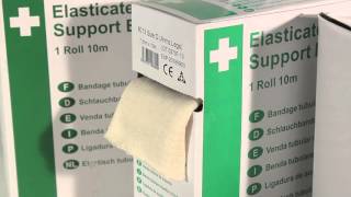 First Aid Kit  Elasticated Tubular Support Bandage  Arco Experts in Safety [upl. by Sokcin]