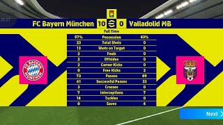 FCB vs Vll  FC Bayern Munchen vs Valladolid MB 100 BHathal fc [upl. by Ahsilif]