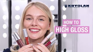 Kryolan High Gloss Tutorial [upl. by Arimlede]