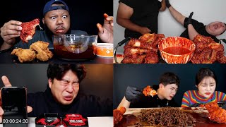 the FUNNIEST mukbang moments of 2023 [upl. by Ayekram]