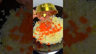 Delicious Egg Fried Rice 🤤🍚  StreetFood ChineseFood AsianFood [upl. by Uolymme]