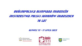 1F Ogólnopolska Olimpiada Młodzieży  Mistrzostwa Polski Juniorów Młodszych 16 lat [upl. by Enylhsa]