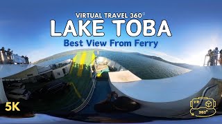 Best View of Lake Toba Samosir Island Indonesia  Lake Toba 360 Virtual Travel  Indonesia360 [upl. by Imhskal674]