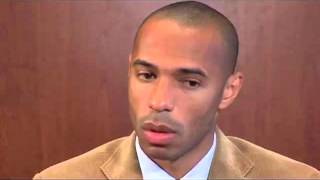 Thierry Henry interview in french [upl. by Nolahp736]