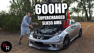 This 600HP Supercharged SLK55 AMG Is DOWN RIGHT EVIL [upl. by Thant]