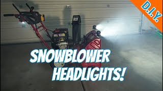 Add Headlights To Any Snowblower [upl. by Strephonn]