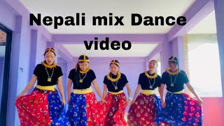 Nepali mix songs Group dance💗 [upl. by Jeffie879]