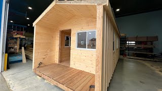 Tiny Home AirBNB cabin ready to ship [upl. by Husha732]