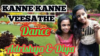 KANNE KANNE VEESATHE  DANCE  ADRISHYA amp DIYA [upl. by Cressida]