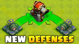 New Merged Defenses in Clash of Clans [upl. by Adnolahs571]