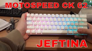 JEFTINA Mehanicka Tastatura RGB  Motospeed CK62 60 UNBOXING [upl. by Messere]