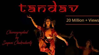 TANDAV  Choreography by Sayani Chakraborty Times music spiritual  Shankar Mahadevan [upl. by Alleber]