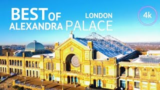 💛4K DRONE footage of LONDON  ALEXANDRA PALACE [upl. by Emylee533]