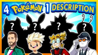 4 Artists Design Pokemon From The Same Description 10 [upl. by Llemej269]