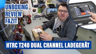 HTRC T240 DUO Lipo Ladegerät mit Touchscreen Unboxing  Deutsch [upl. by Omor892]