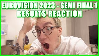 Eurovision 2023 SemiFinal 1  Qualifier Results REACTION [upl. by Elamrej]