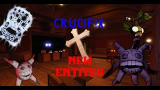 OBTAINED ALL OF THE NEW CRUCIFIX BADGES DOORS ROBLOX [upl. by Osnofledi]