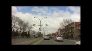 Driving in Montreal  From Buies Street to PieIX and HenriBourassa intersection [upl. by Alisander]