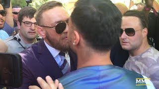 Conor McGregor Paulie Malignaggi Have Heated Confrontation  MMA Fighting [upl. by Laroy]