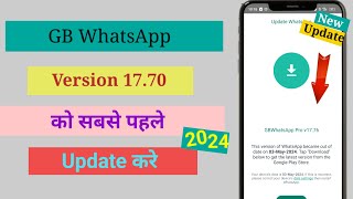 Gb Whatsapp Update Kaise Kare Gb Whatsapp Latest Version 1776 Ko Update Kaise kare gb update [upl. by Graeme]