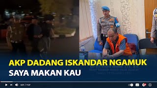 AKP Dadang Iskandar Ngamuk saat Serahkan Diri usai Tembak AKP Ulil Ryanto Saya Makan Kau [upl. by Acirat]