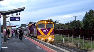 THE LAST OF The VLine Locomotive hauled commuter trains at Ardeer Station [upl. by Fennell]